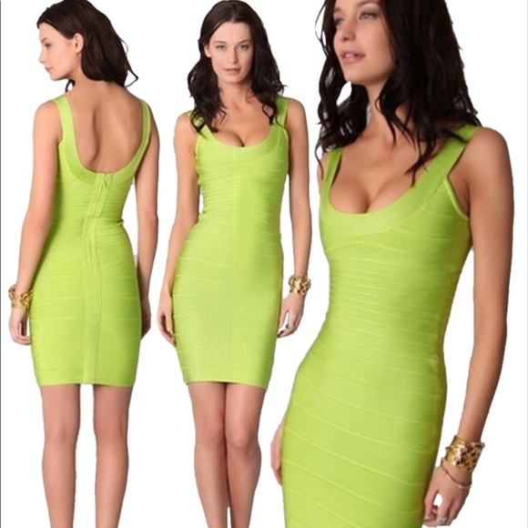 HERVE LEGER BRIGHT "SYDNEY" BANDAGE - Picture 3 of 5